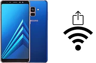 Générer un QR code avec la clé Wifi sur un Samsung Galaxy A8+ (2018)