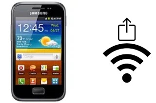 Générer un QR code avec la clé Wifi sur un Samsung Galaxy Ace Plus S7500