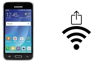 Générer un QR code avec la clé Wifi sur un Samsung Galaxy Amp 2