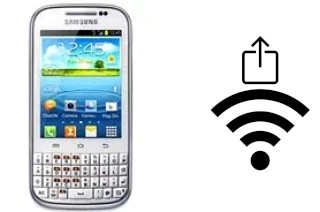 Générer un QR code avec la clé Wifi sur un Samsung Galaxy Chat B5330