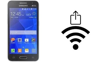 Générer un QR code avec la clé Wifi sur un Samsung Galaxy Core 2 TD