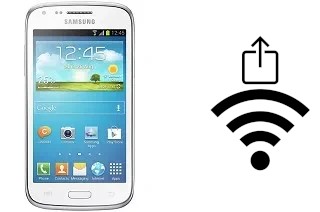 Générer un QR code avec la clé Wifi sur un Samsung Galaxy Core I8260