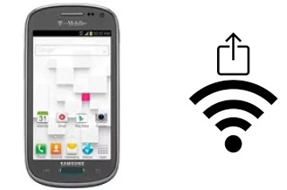 Générer un QR code avec la clé Wifi sur un Samsung Galaxy Exhibit T599
