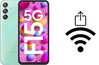Générer un QR code avec la clé Wifi sur un Samsung Galaxy F15