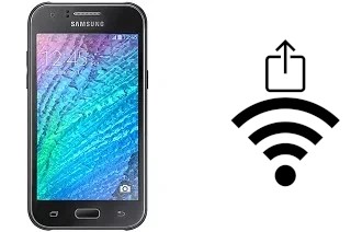 Générer un QR code avec la clé Wifi sur un Samsung Galaxy J1