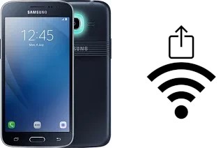 Générer un QR code avec la clé Wifi sur un Samsung Galaxy J2 (2016)