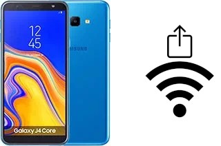 Générer un QR code avec la clé Wifi sur un Samsung Galaxy J4 Core