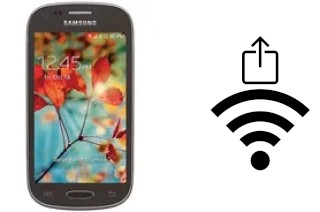 Générer un QR code avec la clé Wifi sur un Samsung Galaxy Light