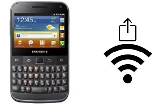 Générer un QR code avec la clé Wifi sur un Samsung Galaxy M Pro B7800