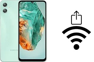 Générer un QR code avec la clé Wifi sur un Samsung Galaxy M05