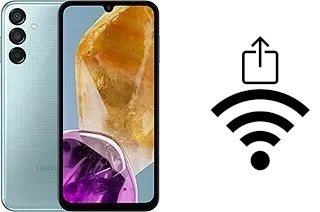 Générer un QR code avec la clé Wifi sur un Samsung Galaxy M15