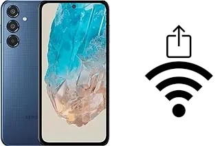Générer un QR code avec la clé Wifi sur un Samsung Galaxy M35