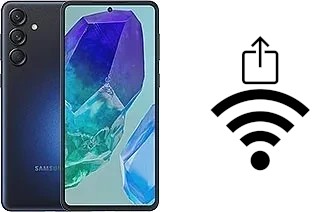 Générer un QR code avec la clé Wifi sur un Samsung Galaxy M55