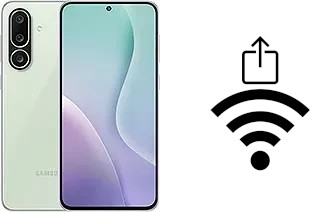Générer un QR code avec la clé Wifi sur un Samsung Galaxy M56