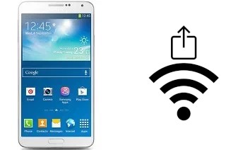 Générer un QR code avec la clé Wifi sur un Samsung Galaxy Note 3