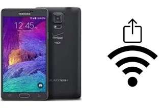 Générer un QR code avec la clé Wifi sur un Samsung Galaxy Note 4 (USA)