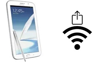 Générer un QR code avec la clé Wifi sur un Samsung Galaxy Note 8.0 Wi-Fi