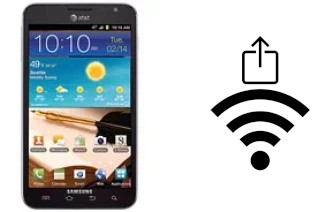 Générer un QR code avec la clé Wifi sur un Samsung Galaxy Note I717