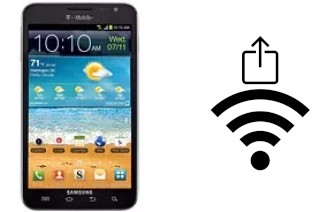 Générer un QR code avec la clé Wifi sur un Samsung Galaxy Note T879