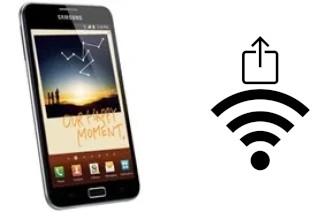 Générer un QR code avec la clé Wifi sur un Samsung Galaxy Note N7000