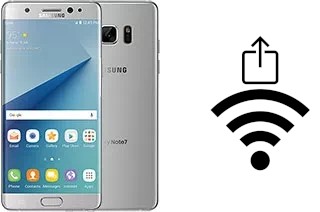 Générer un QR code avec la clé Wifi sur un Samsung Galaxy Note7 (USA)