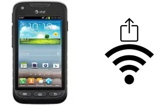 Générer un QR code avec la clé Wifi sur un Samsung Galaxy Rugby Pro I547