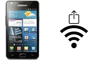 Générer un QR code avec la clé Wifi sur un Samsung Galaxy S II 4G I9100M