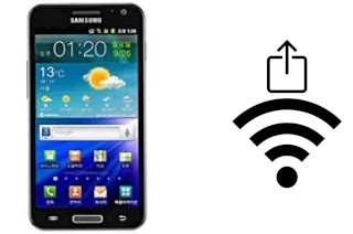 Générer un QR code avec la clé Wifi sur un Samsung Galaxy S II HD LTE