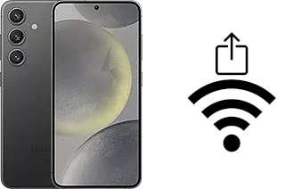 Générer un QR code avec la clé Wifi sur un Samsung Galaxy S24