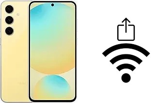 Générer un QR code avec la clé Wifi sur un Samsung Galaxy S24 FE