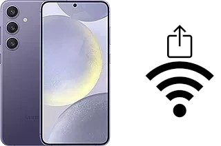 Générer un QR code avec la clé Wifi sur un Samsung Galaxy S24+