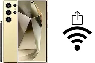 Générer un QR code avec la clé Wifi sur un Samsung Galaxy S24 Ultra