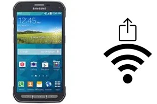 Générer un QR code avec la clé Wifi sur un Samsung Galaxy S5 Active