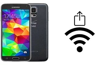 Générer un QR code avec la clé Wifi sur un Samsung Galaxy S5 (USA)