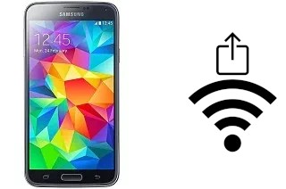 Générer un QR code avec la clé Wifi sur un Samsung Galaxy S5 TD-LTE