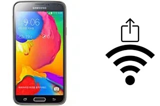 Générer un QR code avec la clé Wifi sur un Samsung Galaxy S5 LTE-A