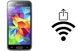 Générer un QR code avec la clé Wifi sur un Samsung Galaxy S5 mini Duos