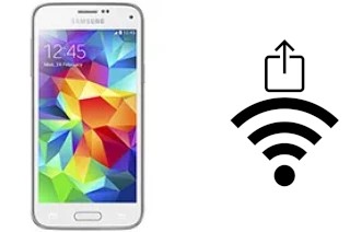 Générer un QR code avec la clé Wifi sur un Samsung Galaxy S5 mini