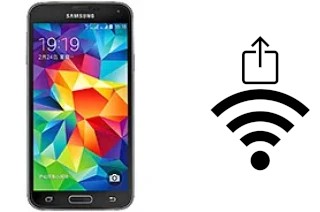 Générer un QR code avec la clé Wifi sur un Samsung Galaxy S5 Duos