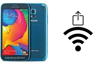 Générer un QR code avec la clé Wifi sur un Samsung Galaxy S5 Sport