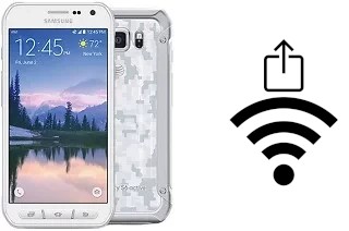 Générer un QR code avec la clé Wifi sur un Samsung Galaxy S6 active