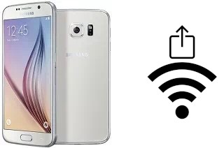 Générer un QR code avec la clé Wifi sur un Samsung Galaxy S6