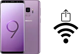 Générer un QR code avec la clé Wifi sur un Samsung Galaxy S9
