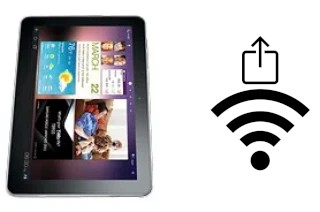 Générer un QR code avec la clé Wifi sur un Samsung Galaxy Tab 10.1 P7510