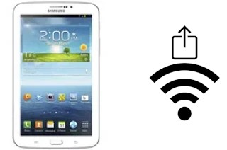 Générer un QR code avec la clé Wifi sur un Samsung Galaxy Tab 3 7.0