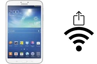 Générer un QR code avec la clé Wifi sur un Samsung Galaxy Tab 3 8.0
