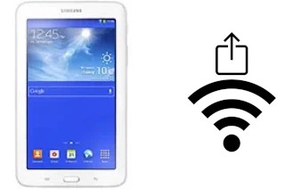 Générer un QR code avec la clé Wifi sur un Samsung Galaxy Tab 3 Lite 7.0