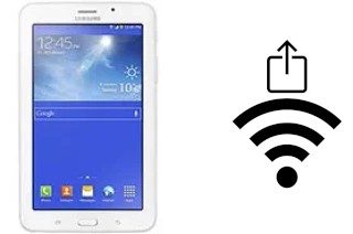 Générer un QR code avec la clé Wifi sur un Samsung Galaxy Tab 3 V