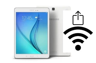 Générer un QR code avec la clé Wifi sur un Samsung Galaxy Tab A 9.7