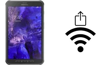 Générer un QR code avec la clé Wifi sur un Samsung Galaxy Tab Active LTE